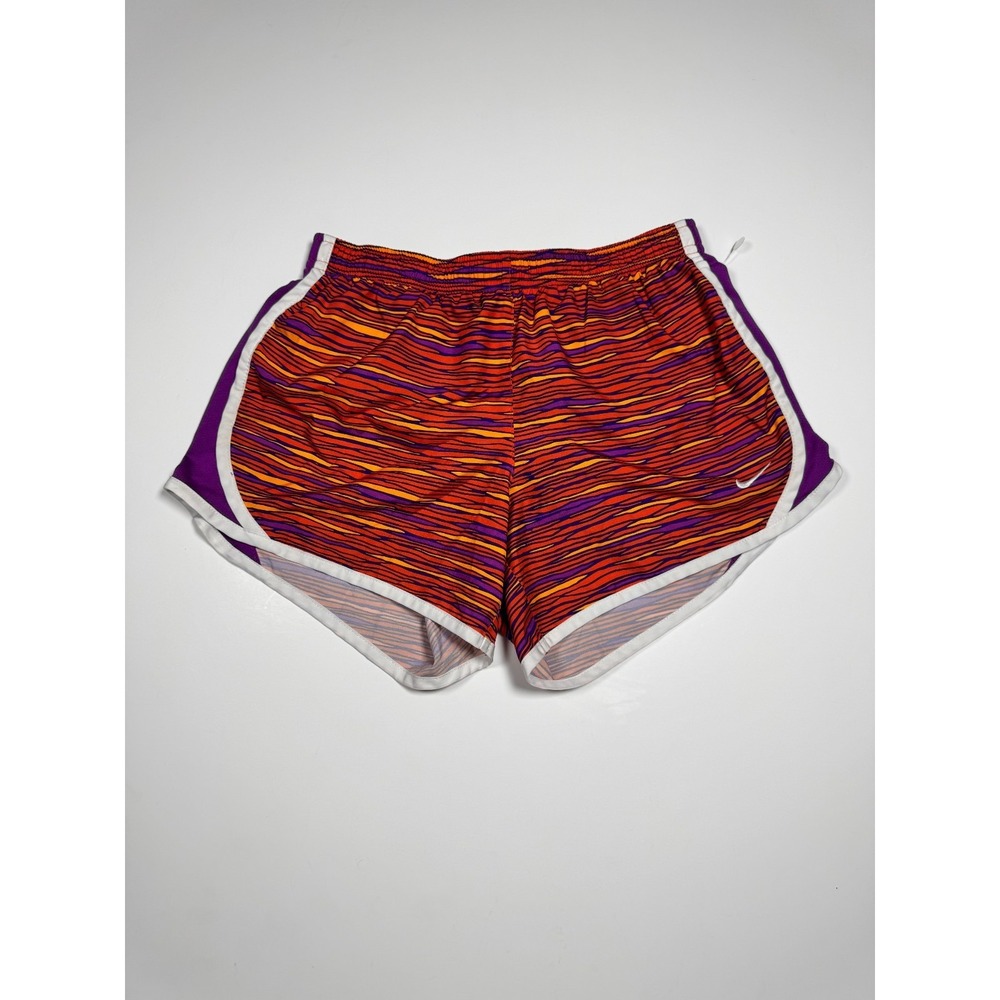 Nike Dri Fit Tempo Running Shorts Women Large Multicolor Abstract Print Athletic